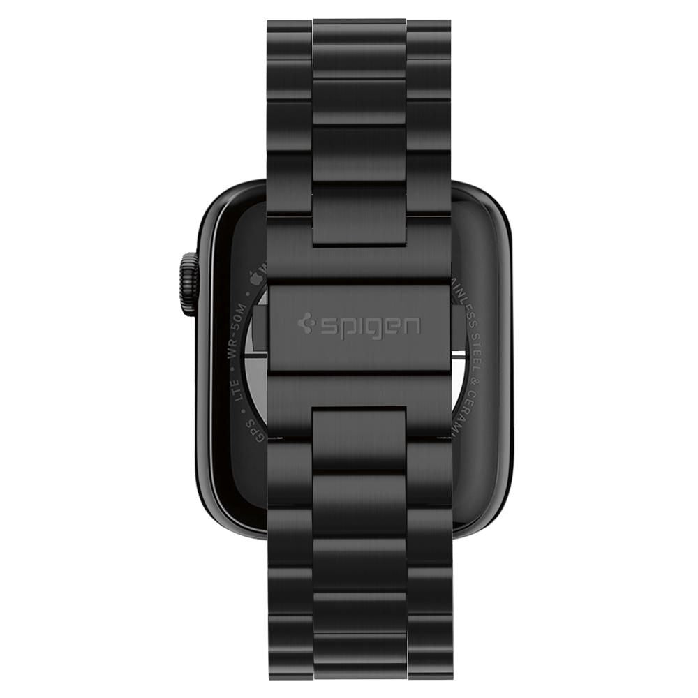 Spigen Modern Fit klockarmband för Apple Watch 49mm / 46mm / 45mm / 44mm / 42mm Series, Svart 062MP25403