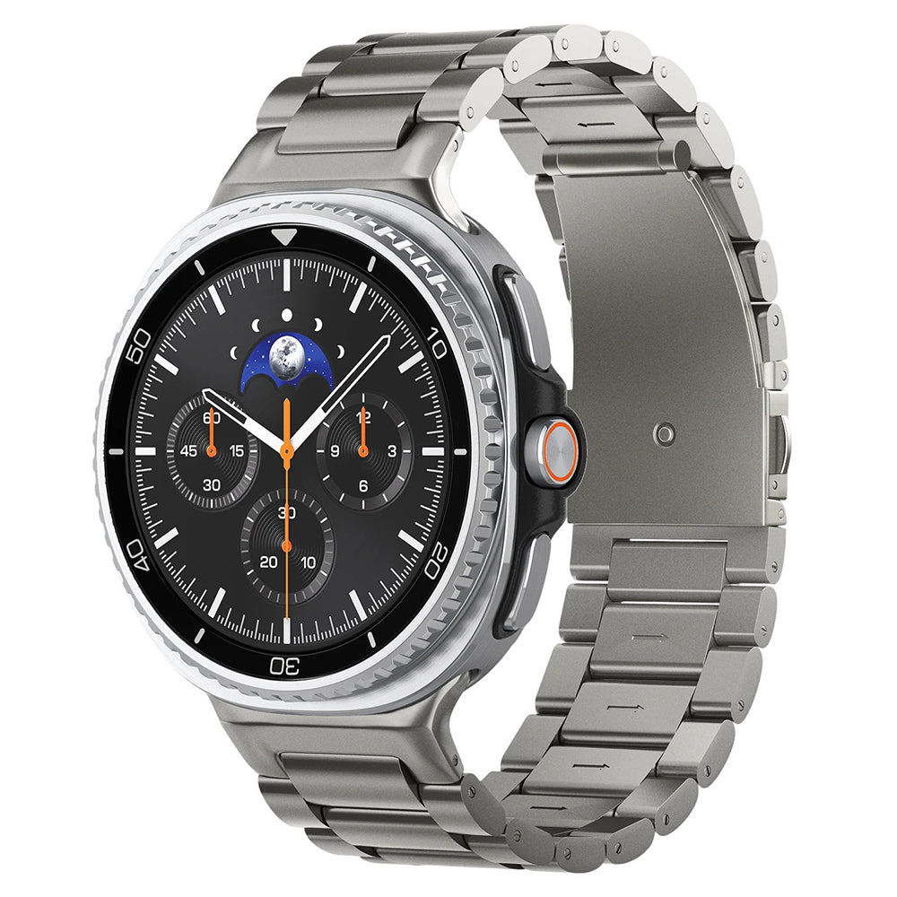 Spigen Modern Fit-armband för Samsung Galaxy Watch9 / Watch8 / Watch8 Classic-serien, Grå AMP10122