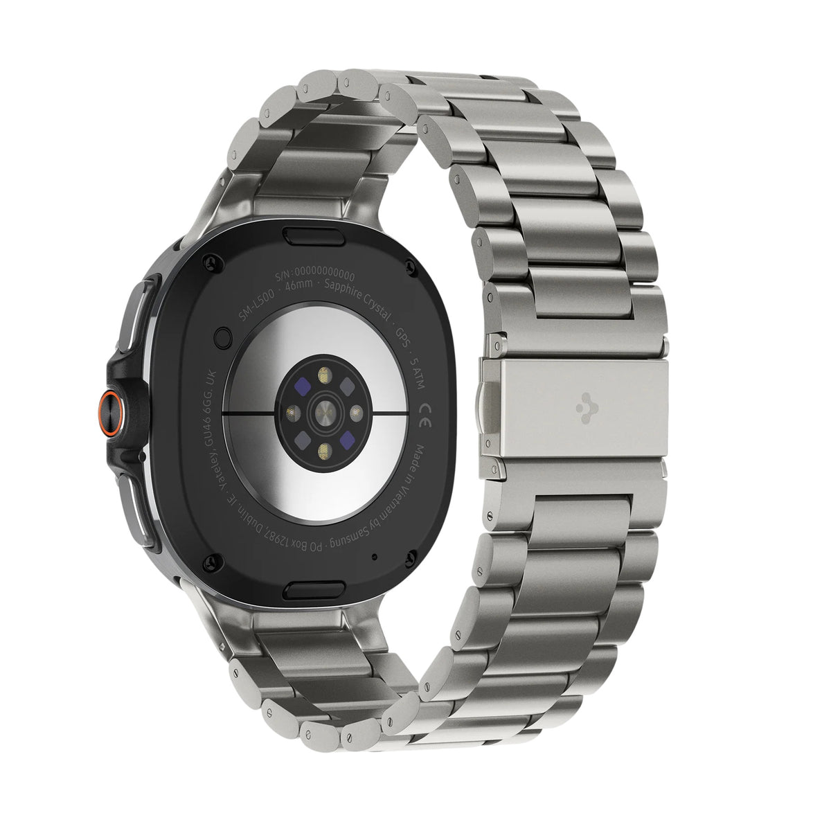 Spigen Modern Fit-armband för Samsung Galaxy Watch9 / Watch8 / Watch8 Classic-serien, Grå AMP10122