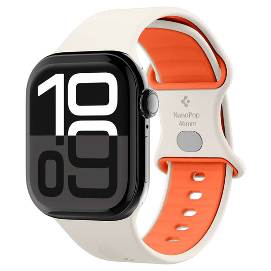 Spigen Nano Pop rem för Apple Watch 42mm / 41mm / 40mm / 38mm Series, Beige