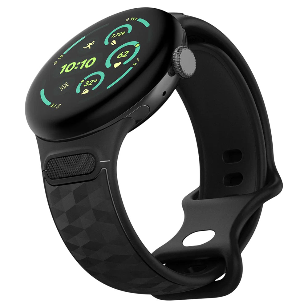 Spigen Parallax-armband för Google Pixel Watch 45mm-serien, matt svart AMP10192
