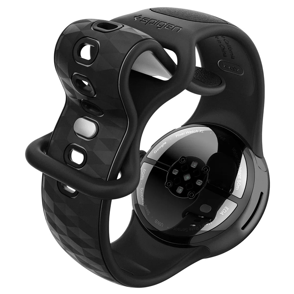 Spigen Parallax-armband för Google Pixel Watch 45mm-serien, matt svart AMP10192