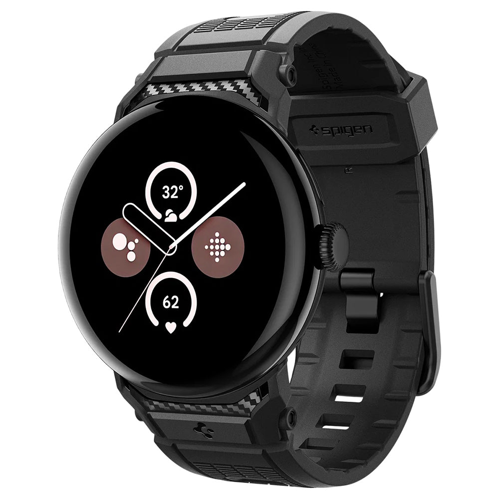 Spigen Rugged-armband för Google Pixel Watch 41mm-serien, svart AMP07556