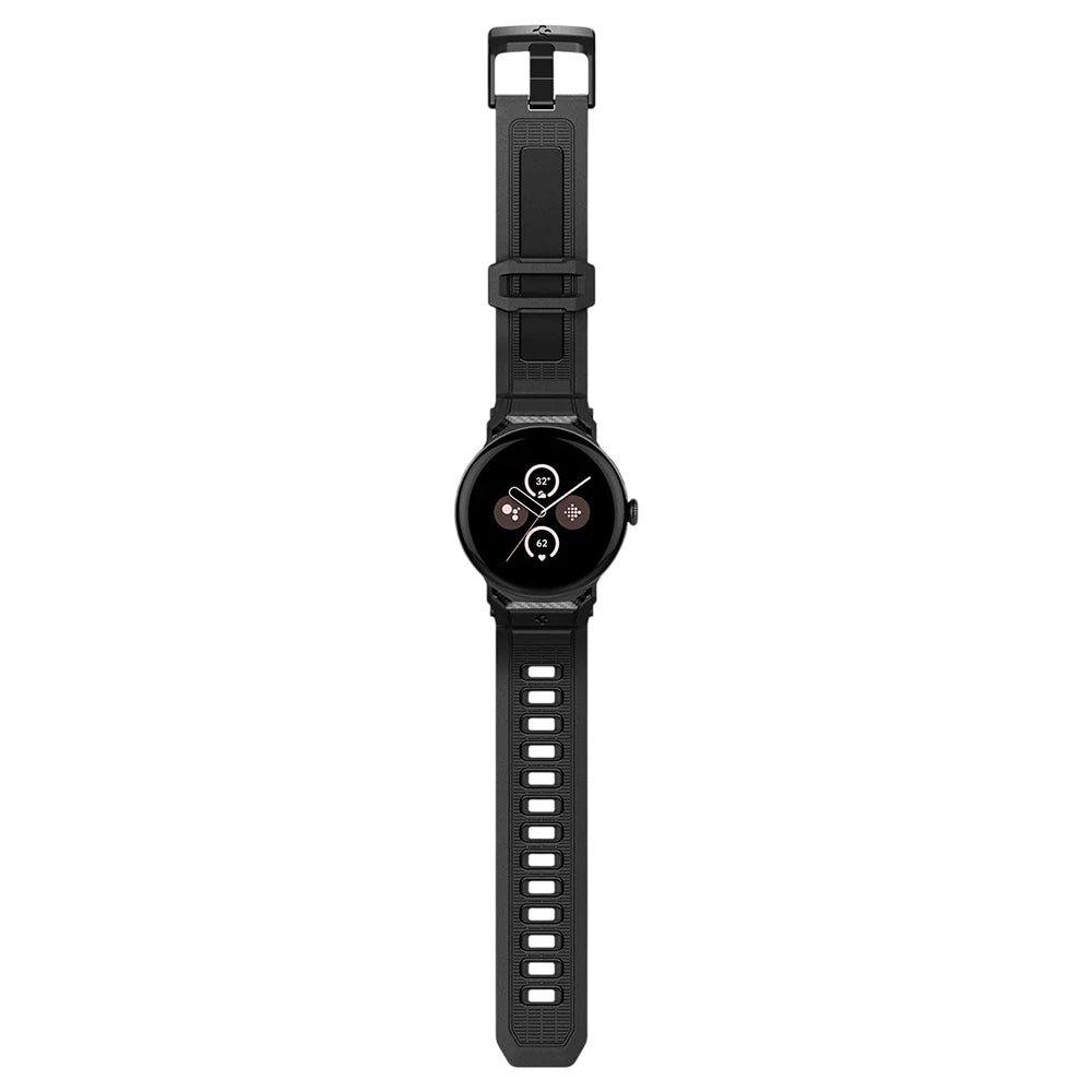 Spigen Rugged-armband för Google Pixel Watch 45mm-serien, svart AMP07600
