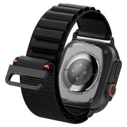 Spigen WBF1 rem för Apple Watch 49mm / 46mm / 45mm / 44mm Series, Svart