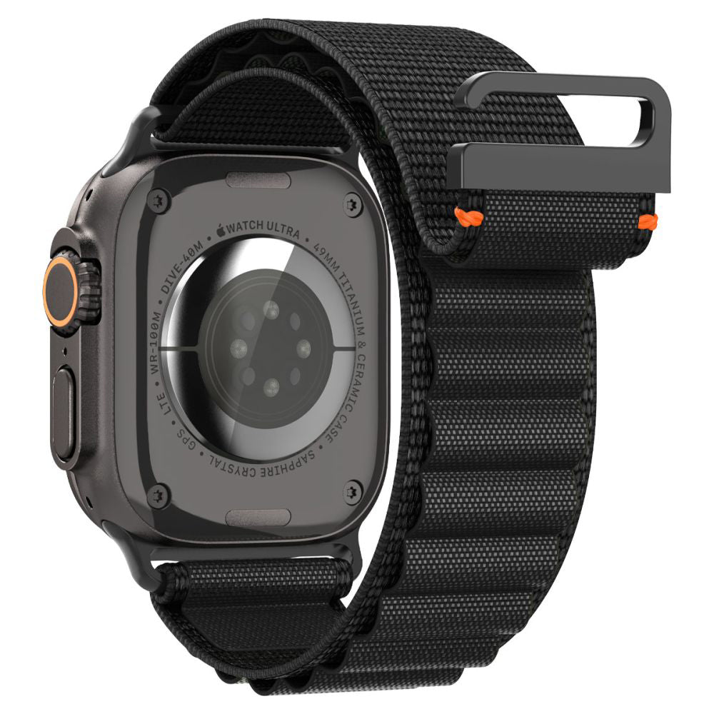 Spigen WBF1 rem för Apple Watch 49mm / 46mm / 45mm / 44mm Series, Svart