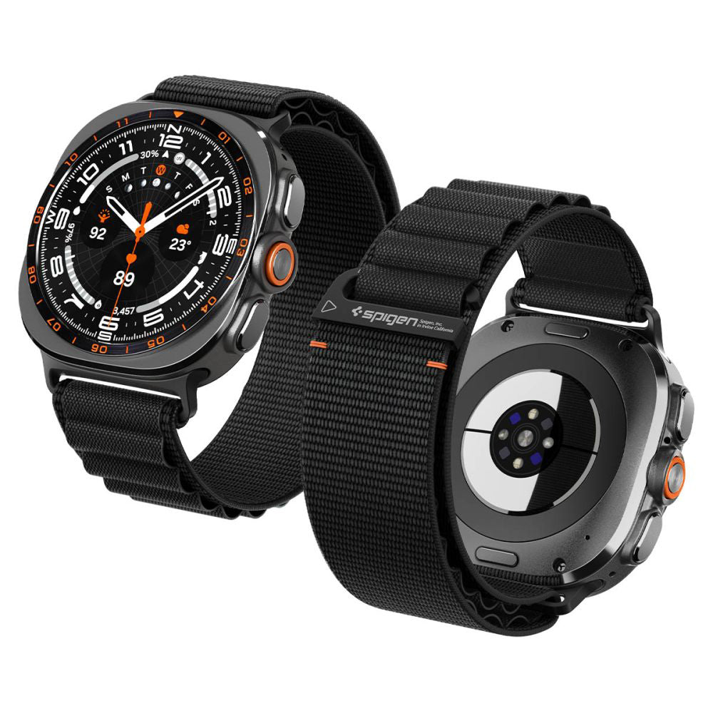 Spigen WBF1-band för Samsung Galaxy Watch Ultra Series, Svart AMP11613
