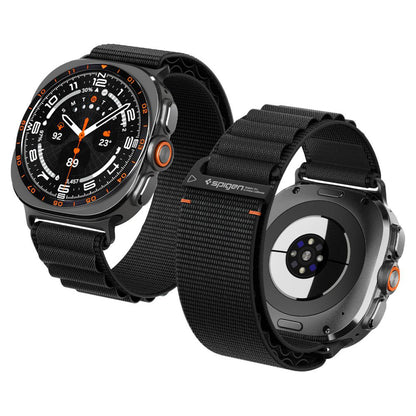 Spigen WBF1-band för Samsung Galaxy Watch Ultra Series, Svart AMP11613