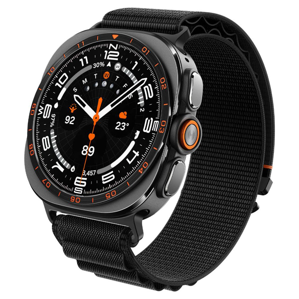 Spigen WBF1-band för Samsung Galaxy Watch Ultra Series, Svart AMP11613