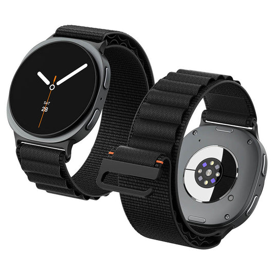 Spigen WBF1-band för Samsung Galaxy Watch9 / Watch8 / Watch8 Classic-serien, svart AMP11607