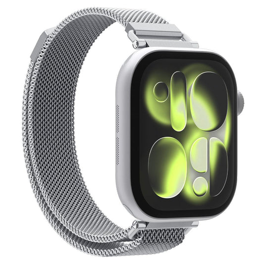 Spigen WBM4-band för Apple Watch 42mm / 41mm / 40mm Series, Silver AMP10498