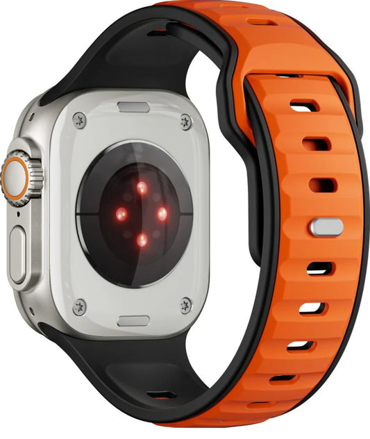 Tech-Protect Iconband Line klockarmband för Apple Watch 49mm / 46mm / 45mm / 44mm Series, Orange