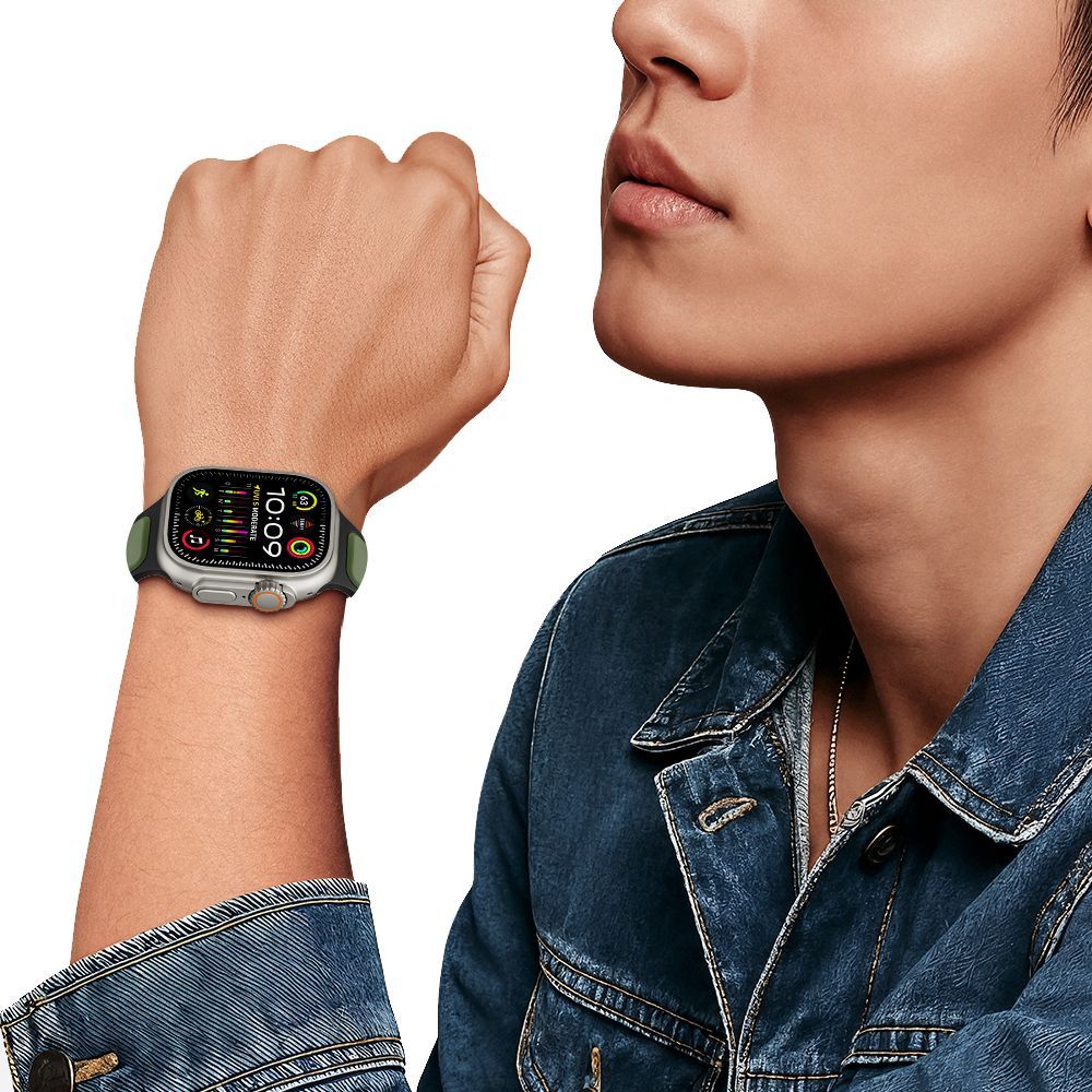 Tech-Protect Iconband Line Strap for Apple Watch 49mm / 46mm / 45mm / 44mm Series, Green