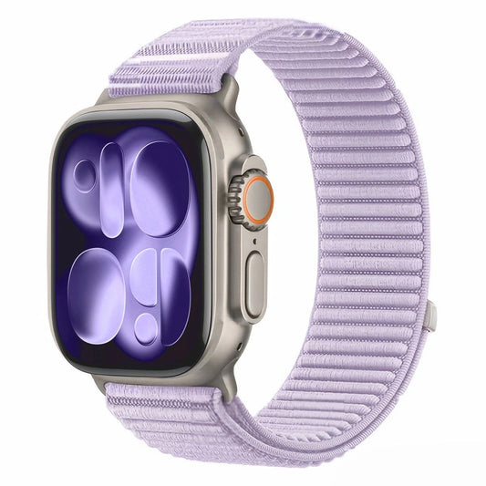 Tech-Protect NylonLoop-armband för Apple Watch 49 mm / 46 mm / 45 mm / 44 mm-serien, lila