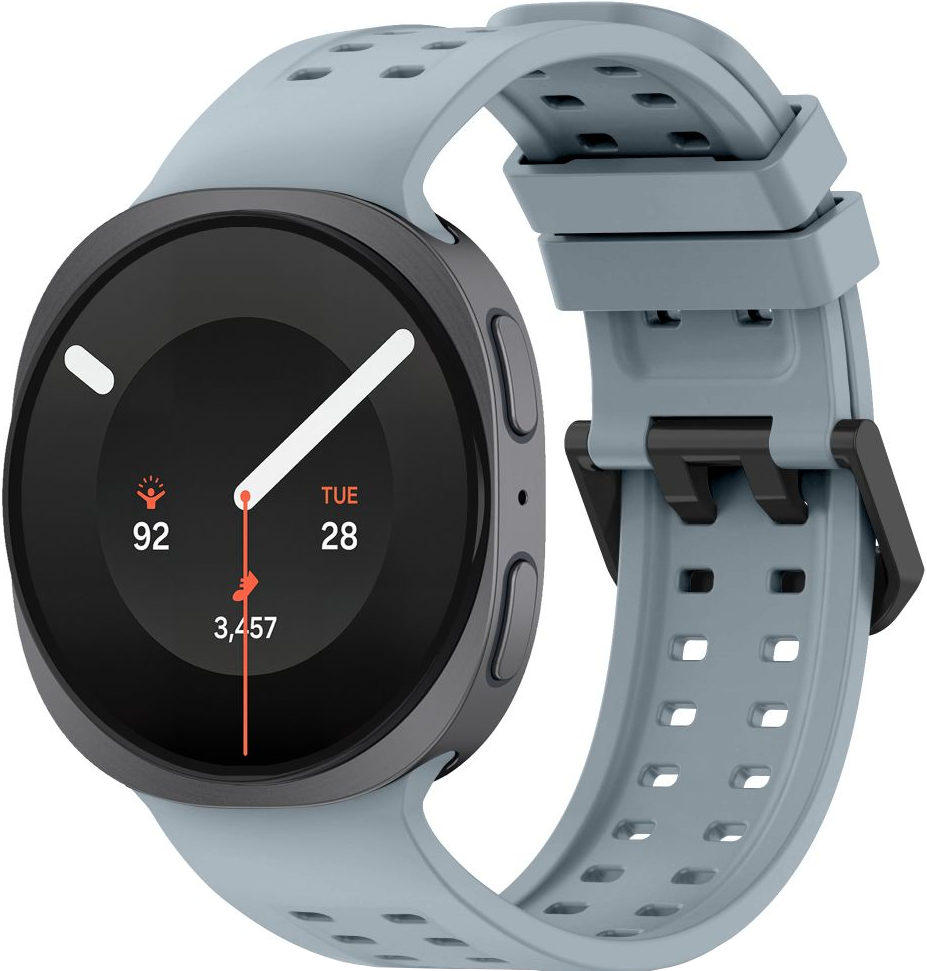 Tech-Protect Silicone Air-armband för Samsung Galaxy Watch9 / Watch8 / Watch8 Classic-serien, grå