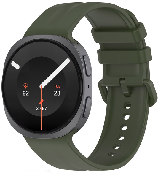 Tech-Protect Silicone Evo-armband för Samsung Galaxy Watch9 / Watch8 / Watch8 Classic-serien, Grön