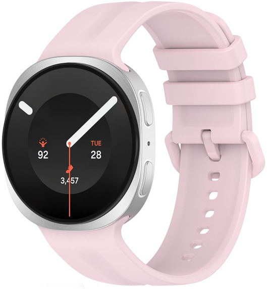 Tech-Protect Silicone Evo-armband för Samsung Galaxy Watch9 / Watch8 / Watch8 Classic-serien, Rosa