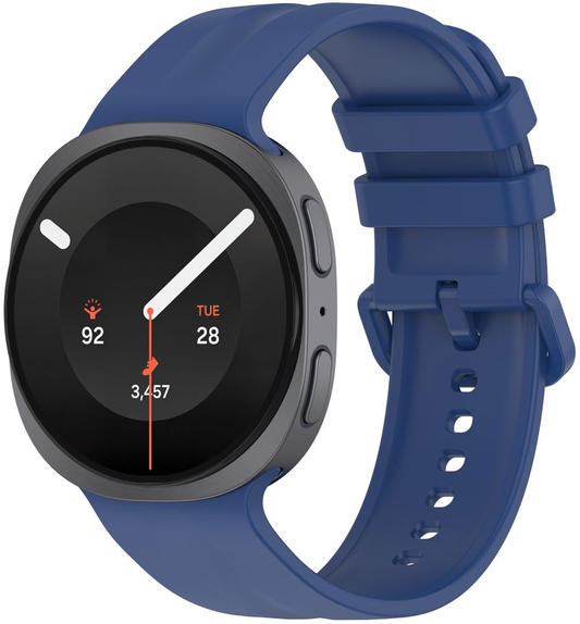 Tech-Protect Silicone Evo-armband för Samsung Galaxy Watch9 / Watch8 / Watch8 Classic-serien, Marinblå