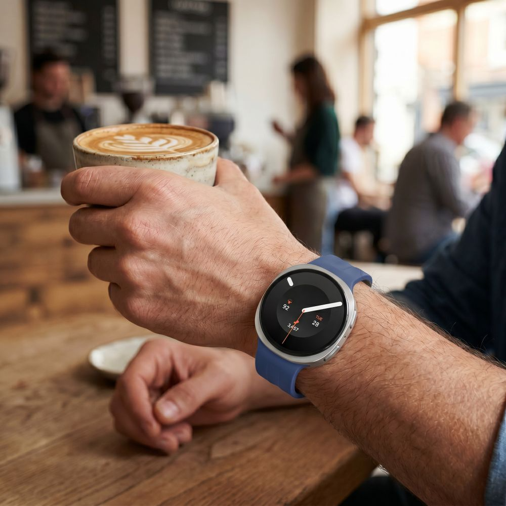 Tech-Protect Silicone Evo-armband för Samsung Galaxy Watch9 / Watch8 / Watch8 Classic-serien, Marinblå