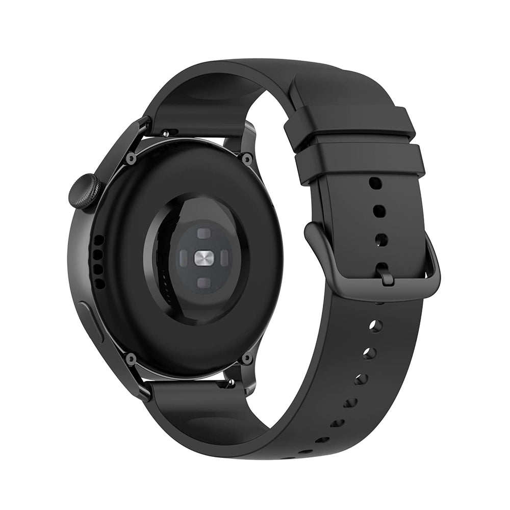 Techsuit W001 rem för Samsung Galaxy Watch / Huawei Watch Series, 20mm, Svart