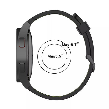 Techsuit W002 rem för Huawei Watch / Xiaomi Watch Series, 22mm, Svart