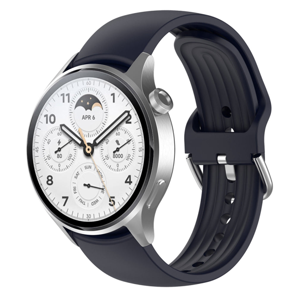 Techsuit W003 rem för Huawei Watch / Xiaomi Watch Series, 22mm, Marinblå