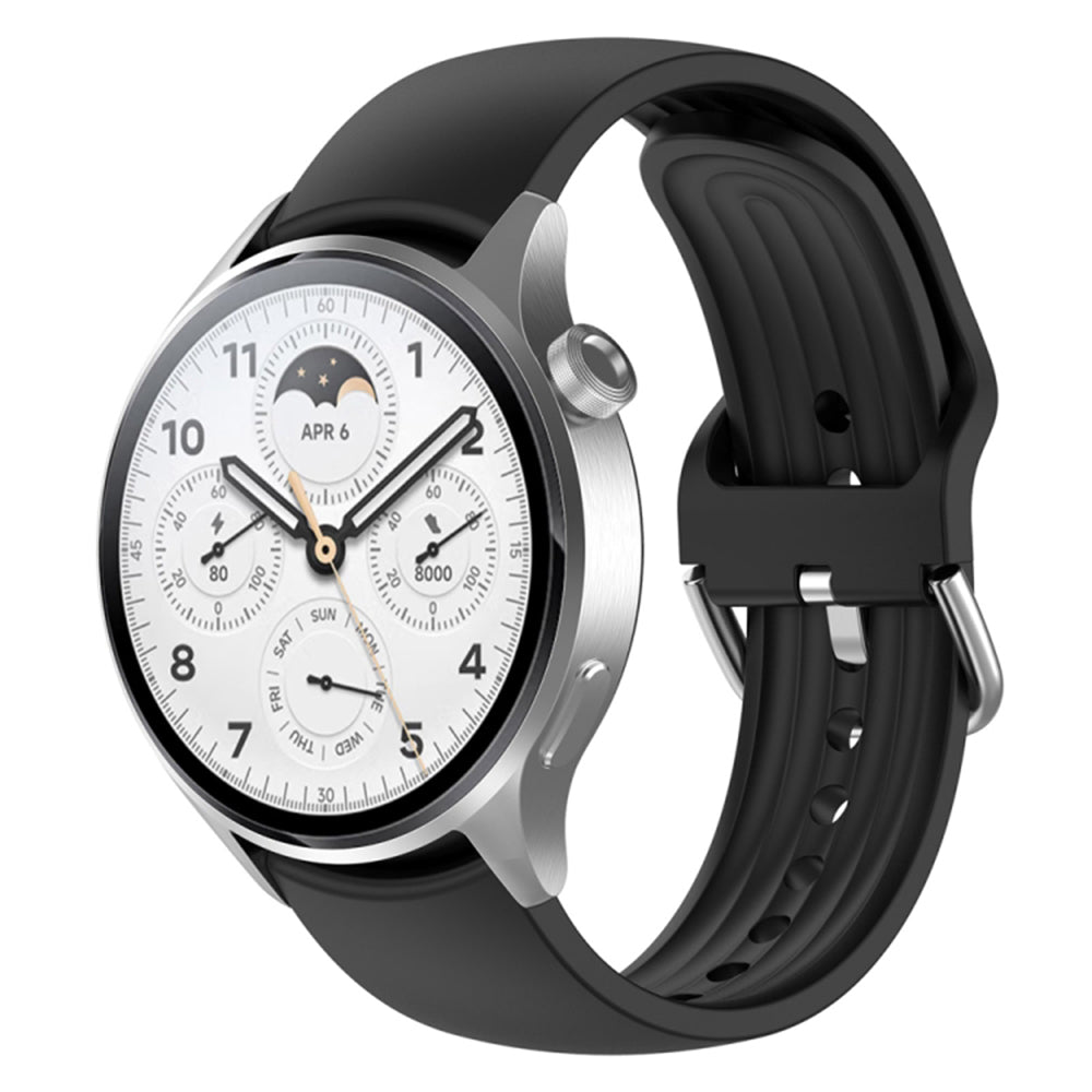 Techsuit W003 rem för Huawei Watch / Xiaomi Watch Series, 22mm, Svart