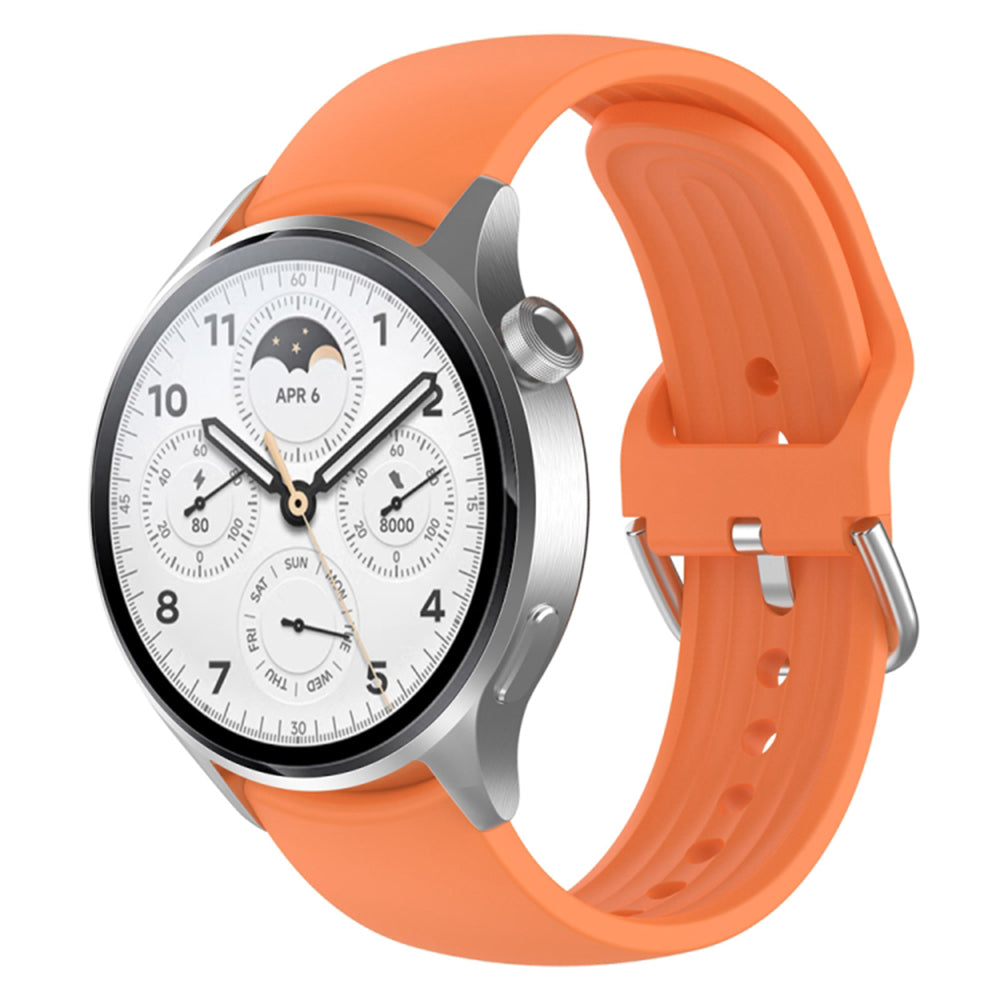 Techsuit W003 rem för Huawei Watch / Xiaomi Watch Series, 22mm, Orange