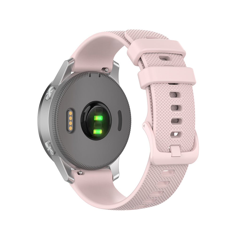 Techsuit W006 rem för Huawei Watch / Garmin Watch Series, 18mm, Rosa