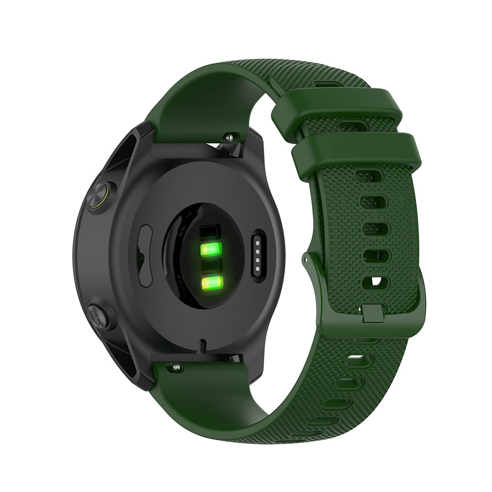 Techsuit W006 rem för Samsung Galaxy Watch / Huawei Watch Series, 20mm, Grön