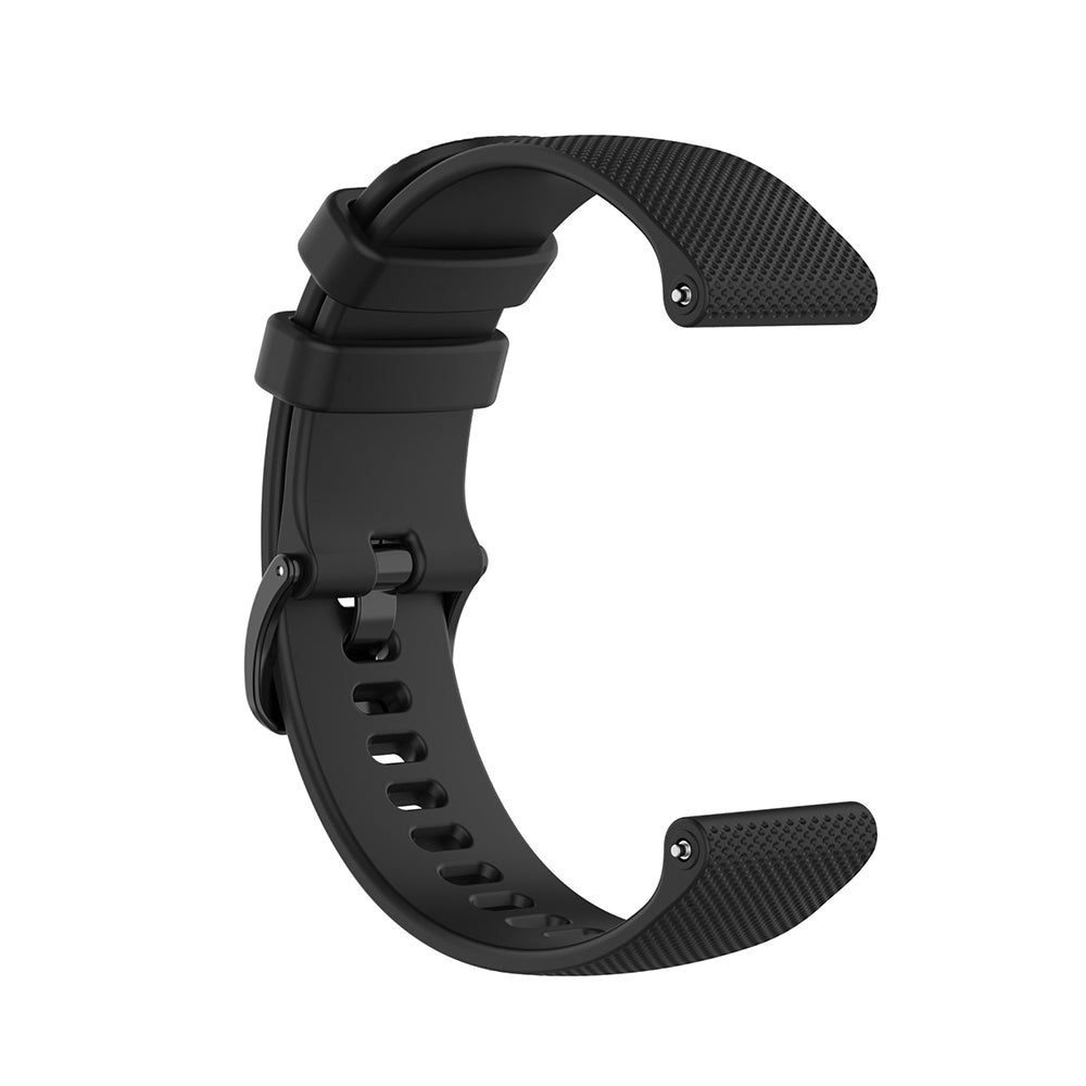 Techsuit W006 rem för Samsung Galaxy Watch / Huawei Watch Series, 22mm, Svart