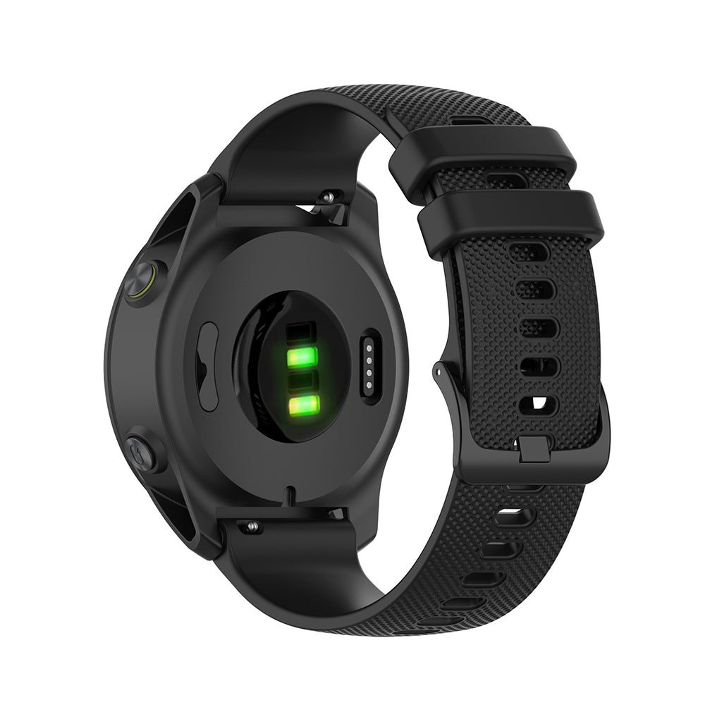 Techsuit W006 rem för Samsung Galaxy Watch / Huawei Watch Series, 22mm, Svart
