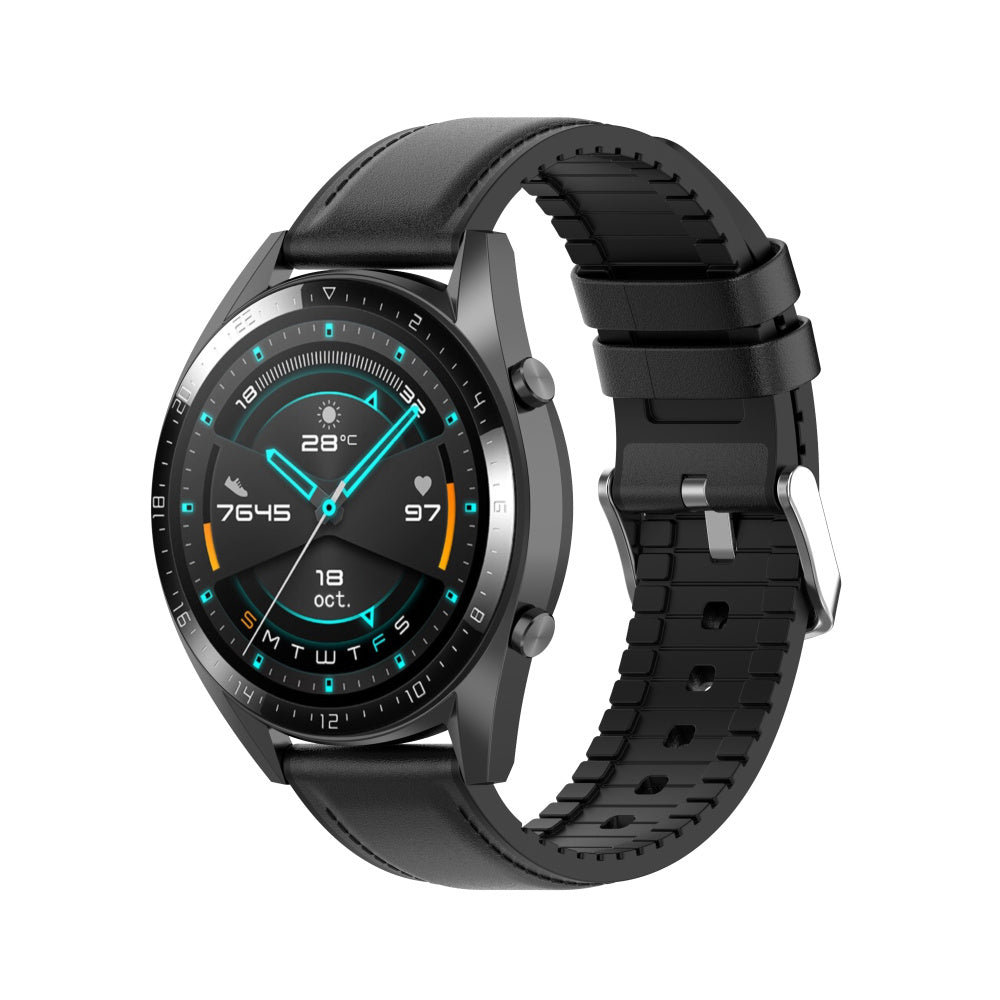 Techsuit W007 rem för Samsung Galaxy Watch / Huawei Watch Series, 20mm, Svart