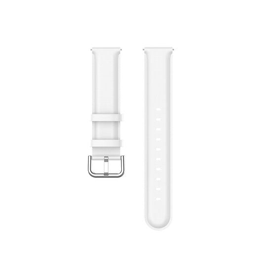 Techsuit W007PU rem för Samsung Galaxy Watch / Huawei Watch Series, 20mm, Vit