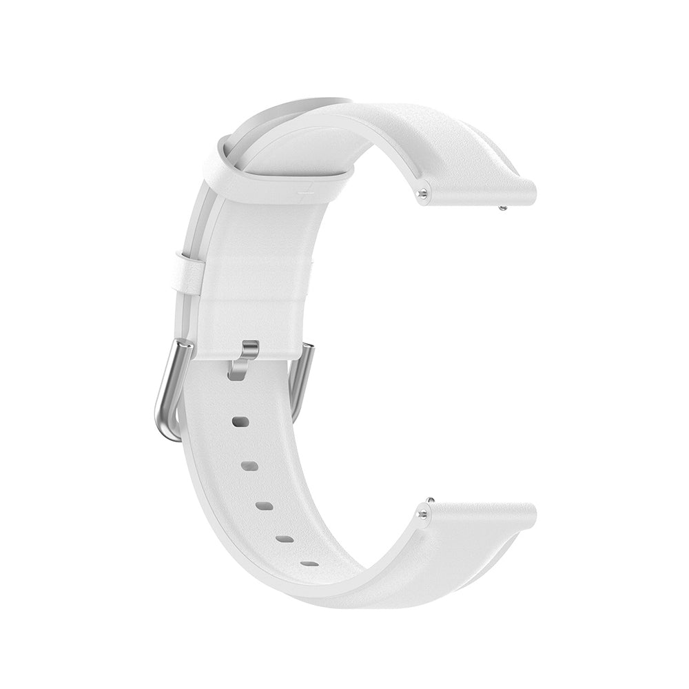 Techsuit W007PU rem för Samsung Galaxy Watch / Huawei Watch Series, 22mm, Vit
