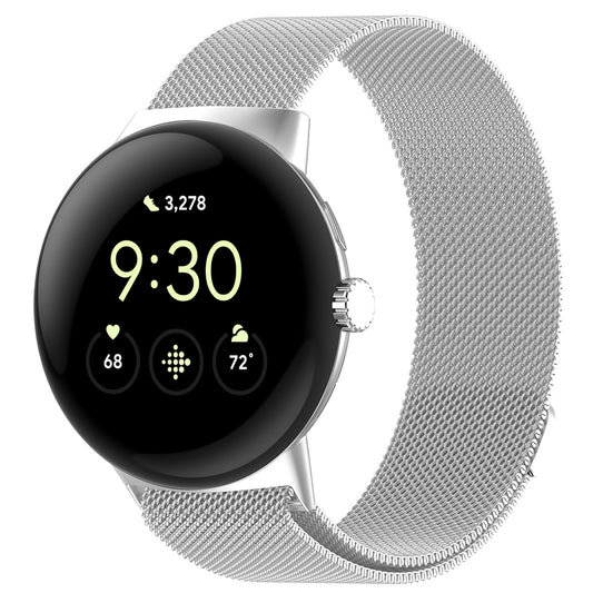 Techsuit W009 rem för Google Pixel Watch 4 45mm, Silver