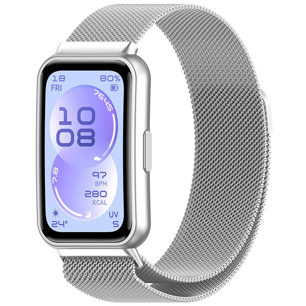 Techsuit W009 rem för Huawei Band 11 / 11 Pro, Silver