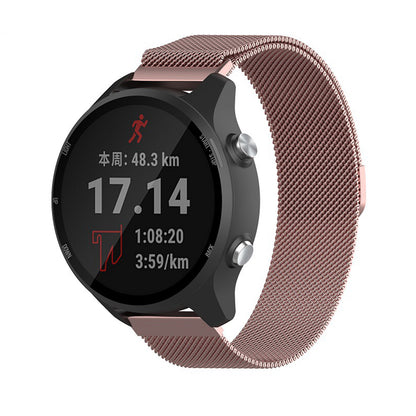 Techsuit W009 rem för Huawei Watch / Garmin Watch Series, 18mm, Roséguld