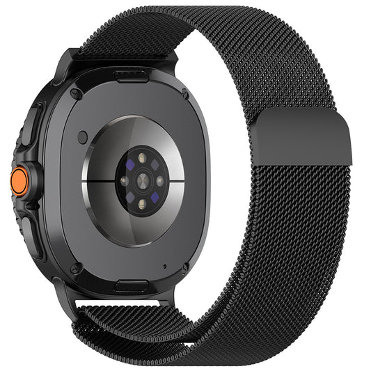Techsuit W009 rem för Samsung Galaxy Watch 8 Classic / Watch8 44mm / Watch 8 40mm, Svart