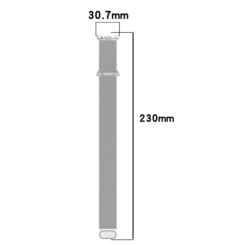 Techsuit W009 rem för Samsung Galaxy Watch 8 Classic / Watch8 44mm / Watch 8 40mm, Svart