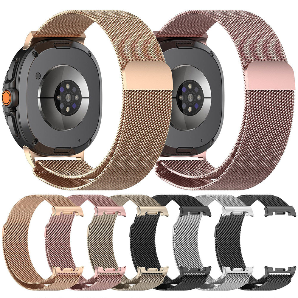 Techsuit W009 rem för Samsung Galaxy Watch 8 Classic / Watch8 44mm / Watch 8 40mm, Svart