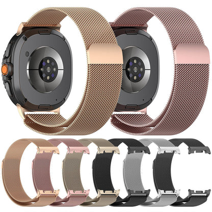 Techsuit W009 rem för Samsung Galaxy Watch 8 Classic / Watch8 44mm / Watch 8 40mm, Svart