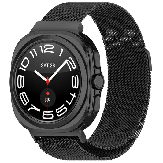 Techsuit W009 rem för Samsung Galaxy Watch Ultra, Svart