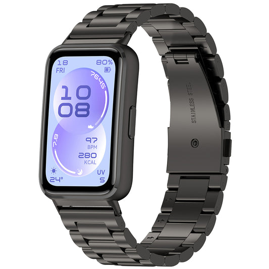 Techsuit W010 rem för Huawei Band 11 / 11 Pro, Svart