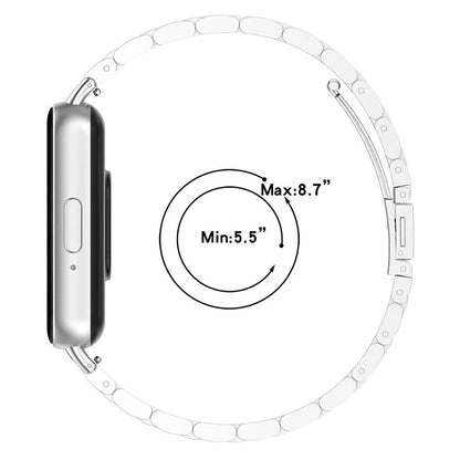 Techsuit W010 Strap for Samsung Galaxy Fit3 R39M, Silver
