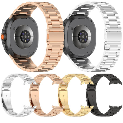 Techsuit W010 rem för Samsung Galaxy Watch 8 Classic / Watch8 44mm / Watch 8 40mm, Silver