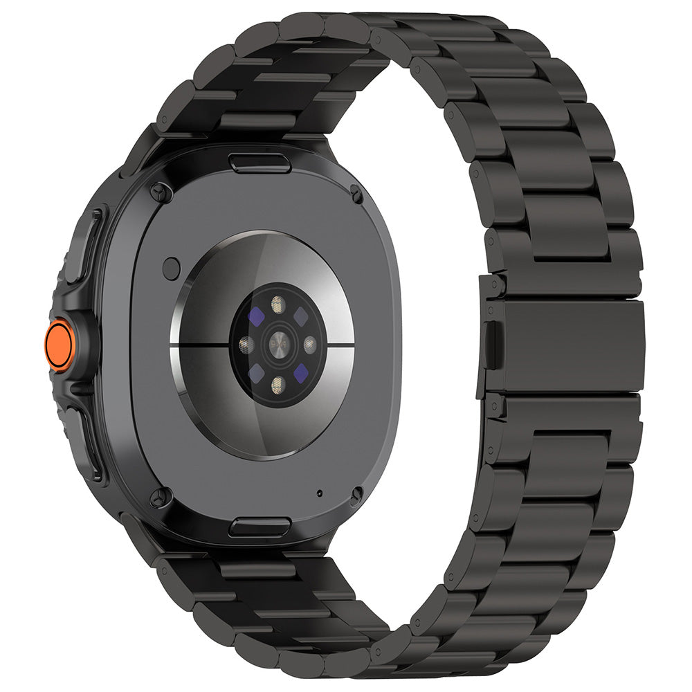 Techsuit W010 rem för Samsung Galaxy Watch 8 Classic / Watch8 44mm / Watch 8 40mm, Svart