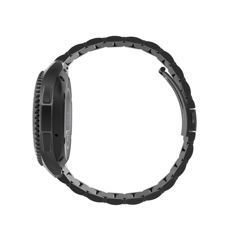Techsuit W010 rem för Samsung Galaxy Watch / Huawei Watch Series, 20mm, Svart