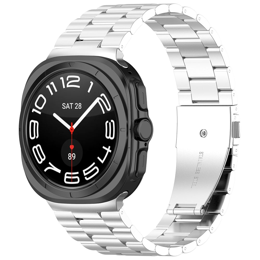 Techsuit W010 rem för Samsung Galaxy Watch Ultra, Silver