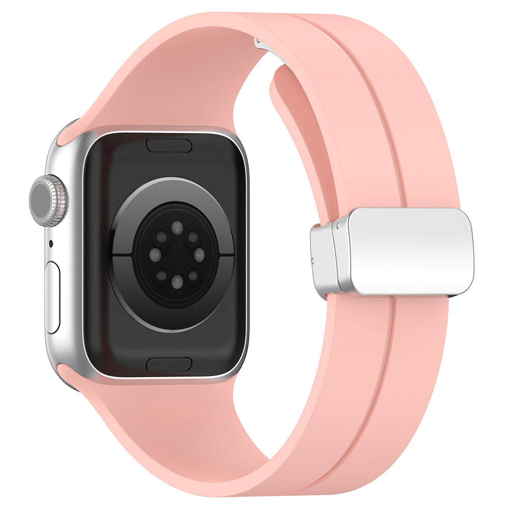 Techsuit W011 rem för Apple Watch 49mm / 46mm / 45mm / 44mm / 42mm serien, Rosa